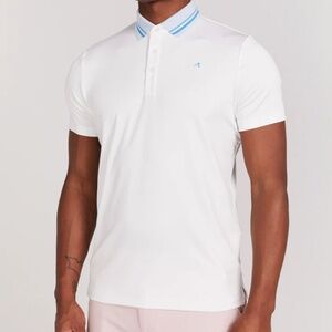 REDVANLY Cadman Polo in Bright White